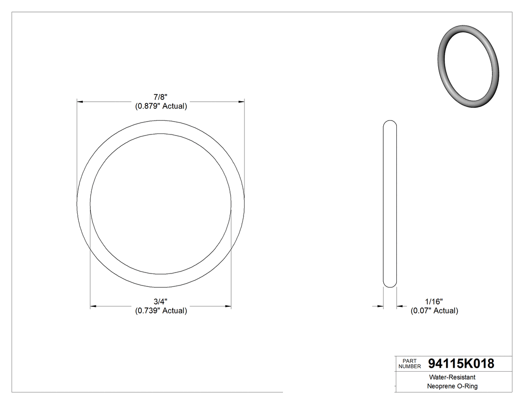 Technical drawing - 94115K018
